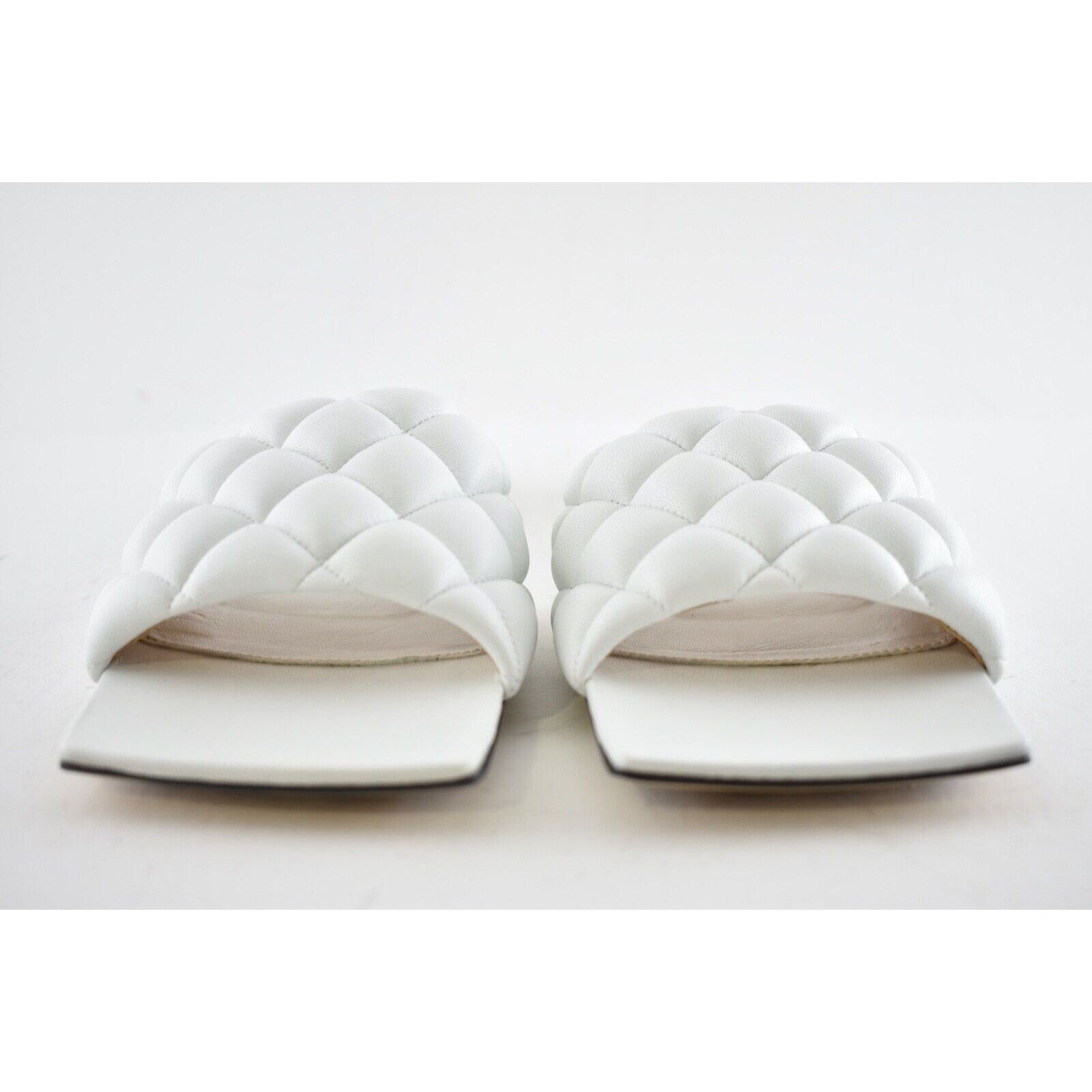 Bottega Veneta Bottega Veneta BV Optic White Padded Leather Quilted Size US 9.5 / IT 39.5 - 6 Thumbnail
