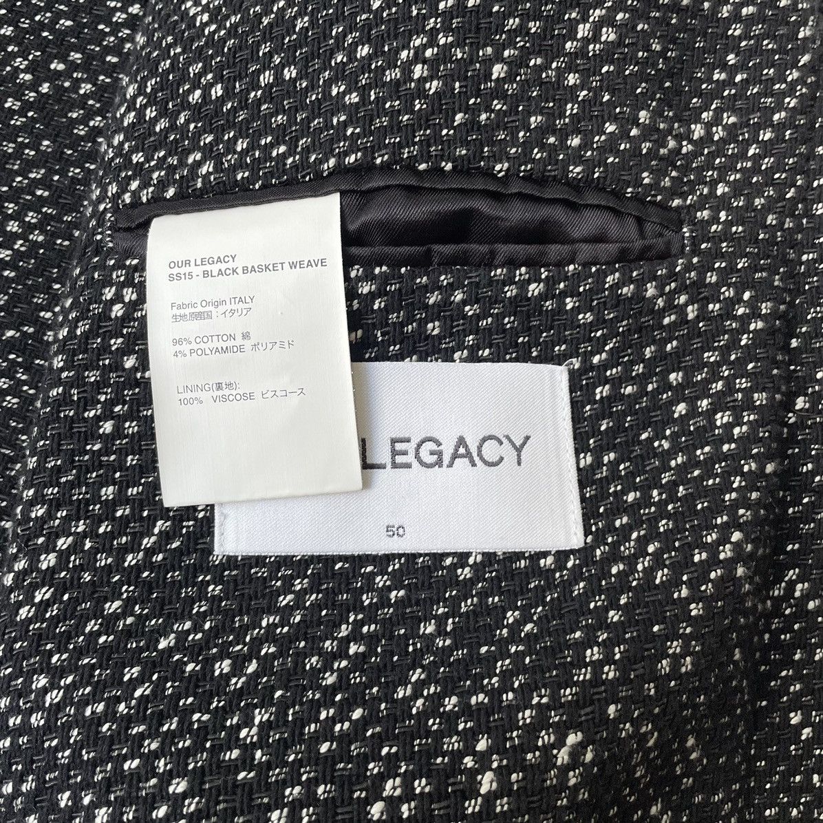 Our Legacy S/S 15 ‘Basket Weave’ Overcoat Size US M / EU 48-50 / 2 - 11 Thumbnail