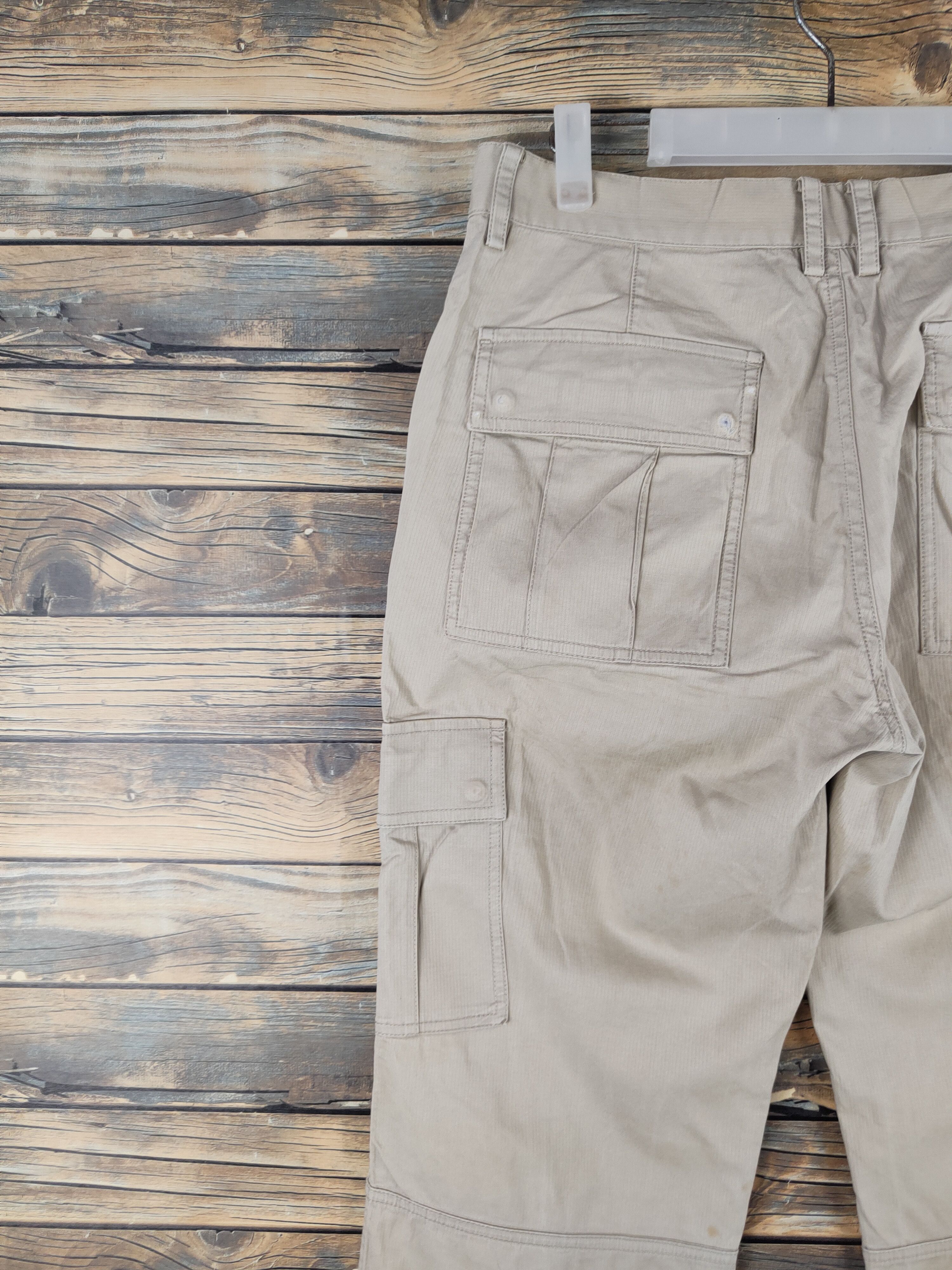Japanese Brand DL Boycott Beige Multipocket Cargo Pants #2380 Size US 32 / EU 48 - 8 Thumbnail