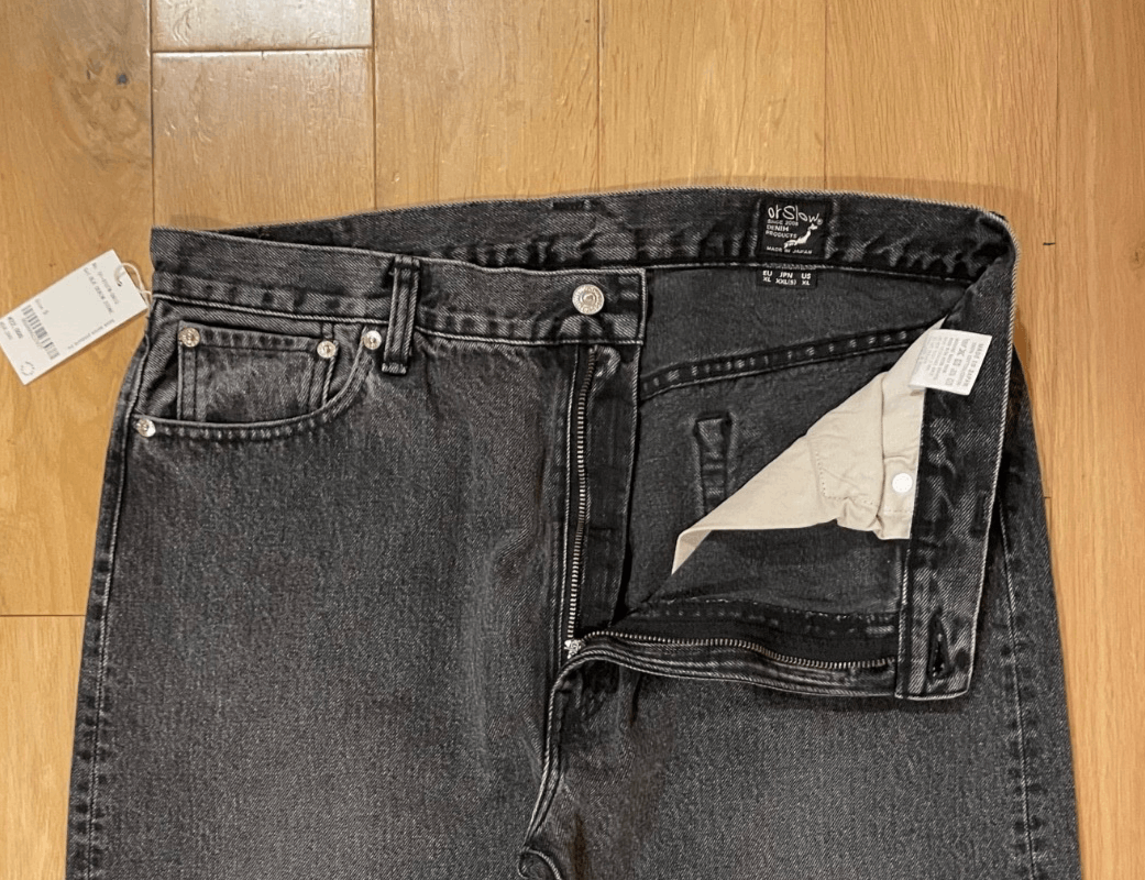 Orslow orSlow 107 Black Stone Denim Jeans Size 5 (36") Size US 36 / EU 52 - 4 Thumbnail