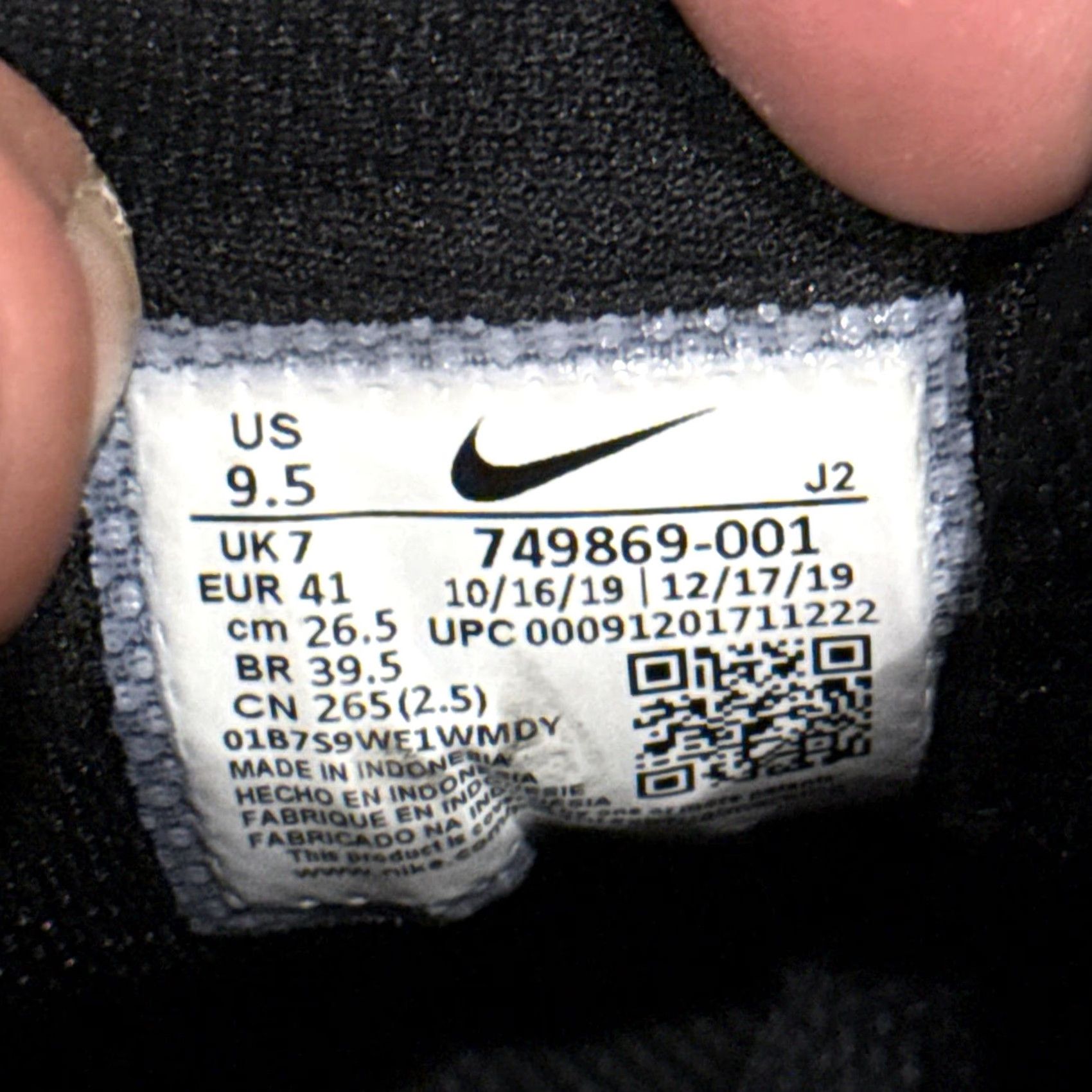 Nike Nike MD Runner 2 Womens Mid Trainer 9.5 Black Decade Sneakers Nike Trainer Sneaker Womens Menop? Size US 10 / IT 40 - 7 Thumbnail