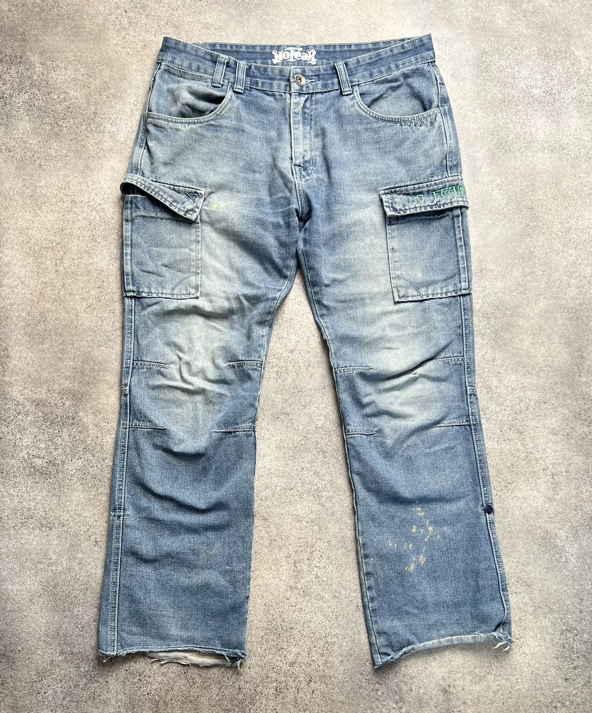 No Fear × Vintage No Fear vintage cargo jeans Size US 34 / EU 50 - 2 Thumbnail