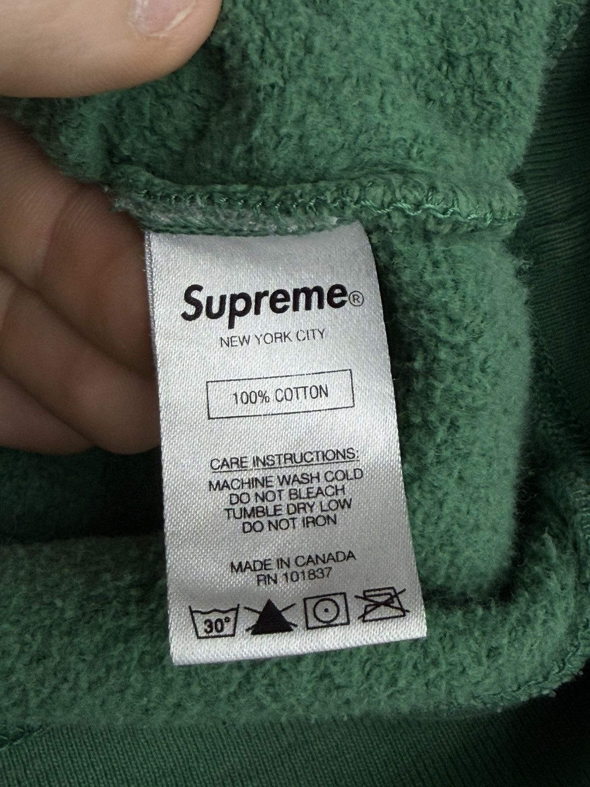 Supreme Size M - Supreme Embryo Hooded Sweatshirt Pine Green Size US M / EU 48-50 / 2 - 8 Thumbnail