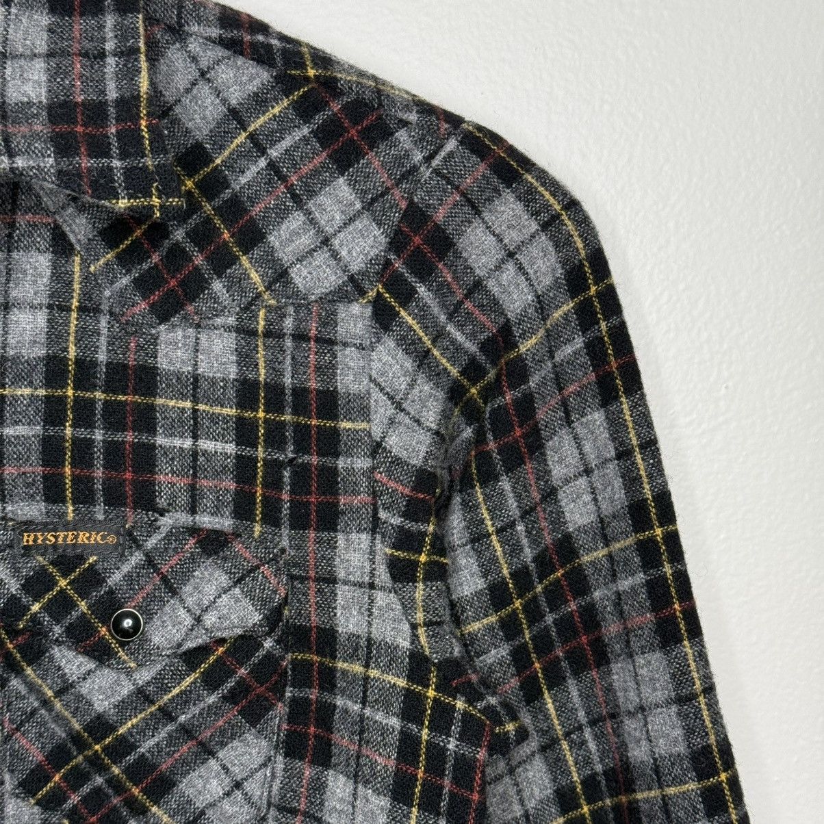 Hysteric Glamour × Vintage Vintage Hysteric Glamour Women’s Wool Plaid Flannel Shirt Size S / US 4 / IT 40 - 7 Thumbnail