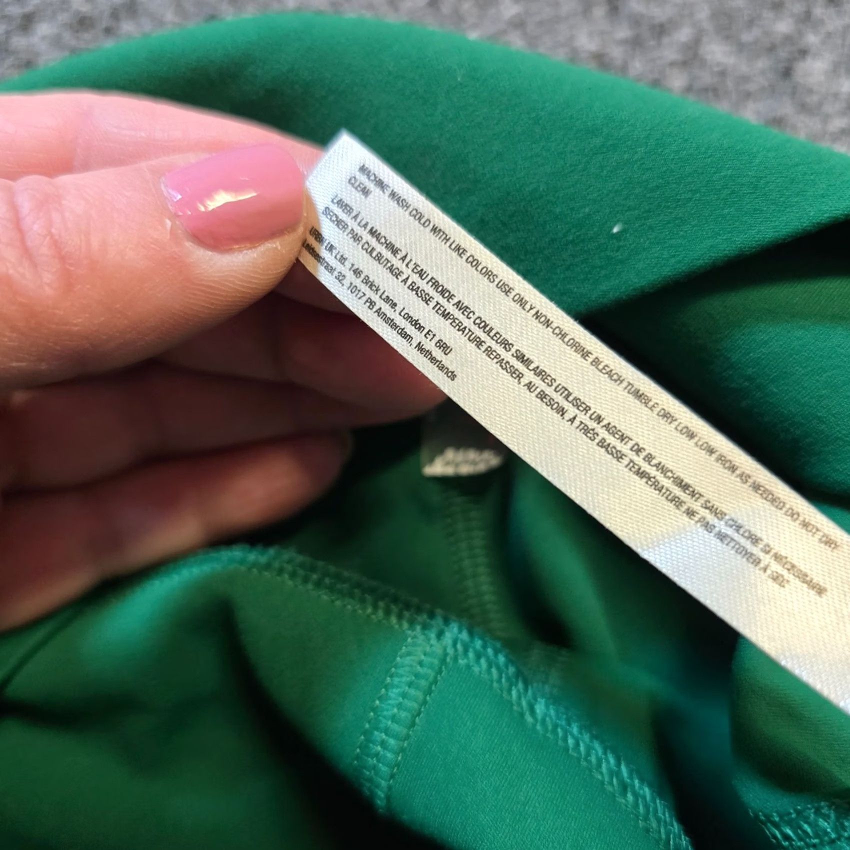 Free People Free People Leggings Womens Size L Green Cropped Stretch Athletic Open Ankle Yoga Activewear Stripeless? (Note: original has solid) Size 36" / US 14 / IT 50 - 7 Thumbnail