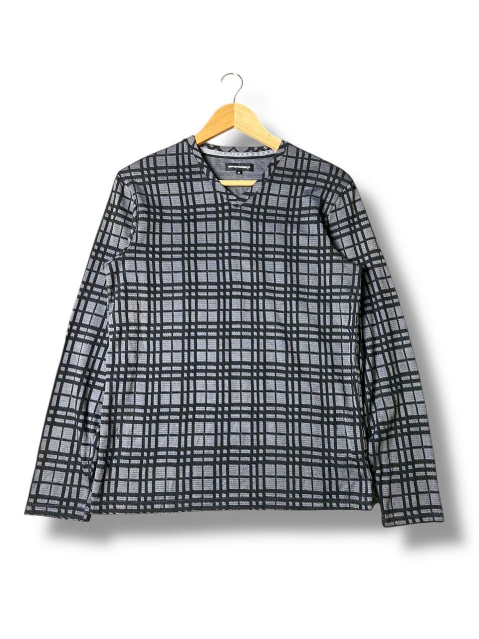 Semantic Design Brand Checkered Long Sleeve Shirt (119)