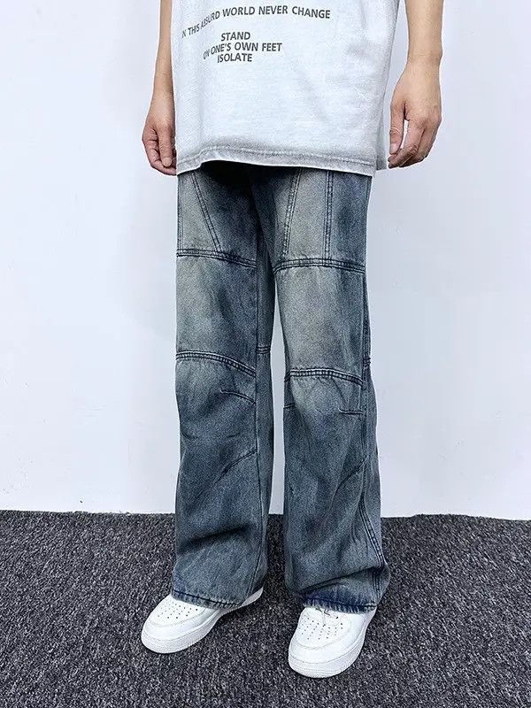 Blue Baggy Denim Jeans