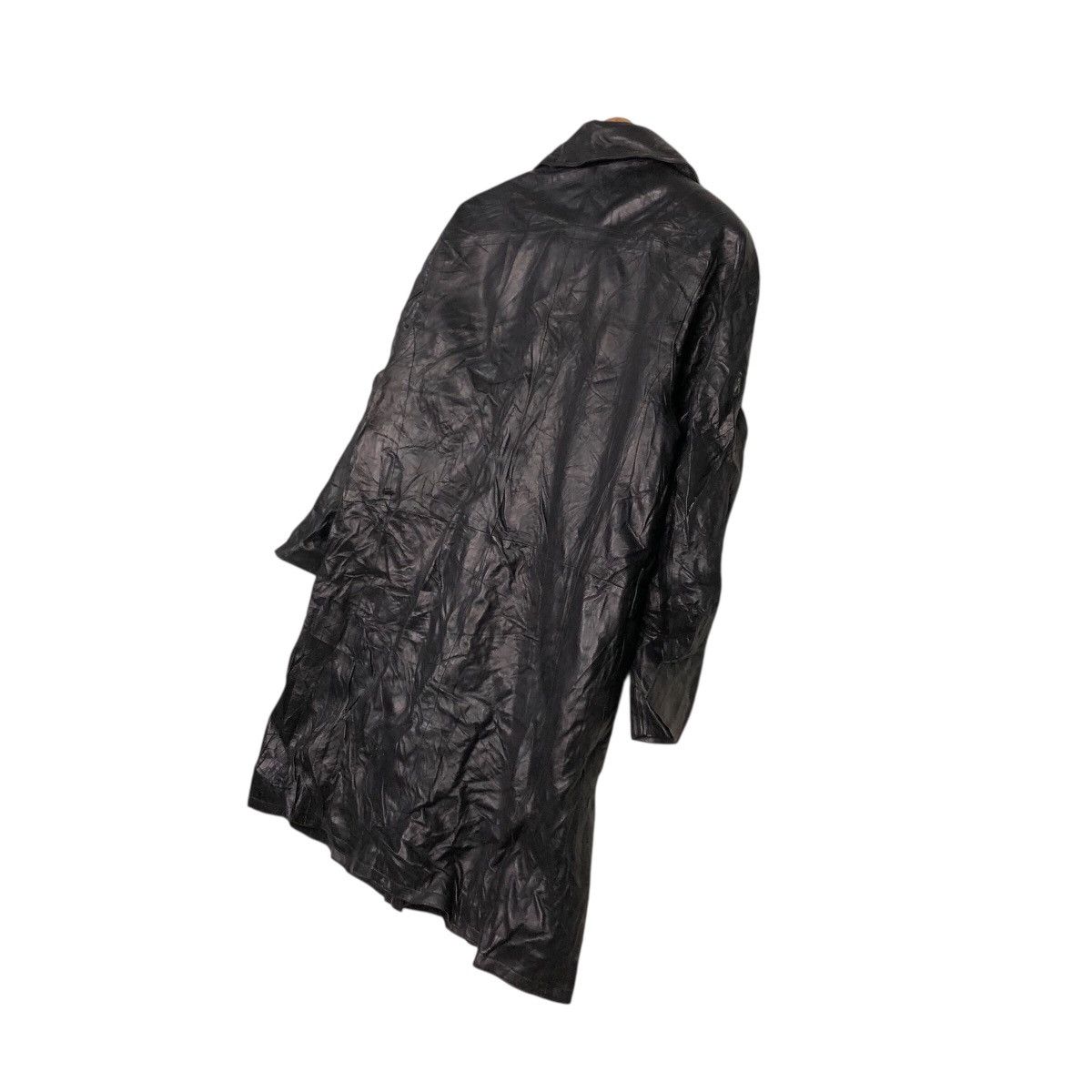 Japanese Brand 📌Vintage Leather Long Jacket Harajuku Mother Issey Miyake Size US M / EU 48-50 / 2 - 12 Thumbnail
