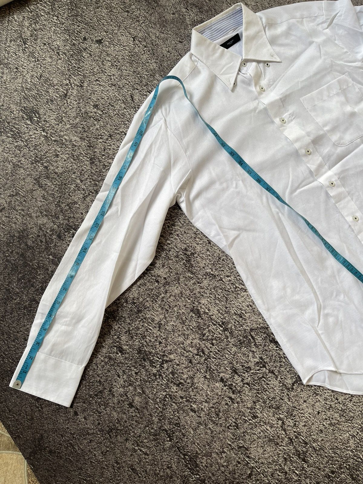 Japanese Brand Y’SACSNY WHITE BASIC SHIRT Size US L / EU 52-54 / 3 - 10 Thumbnail