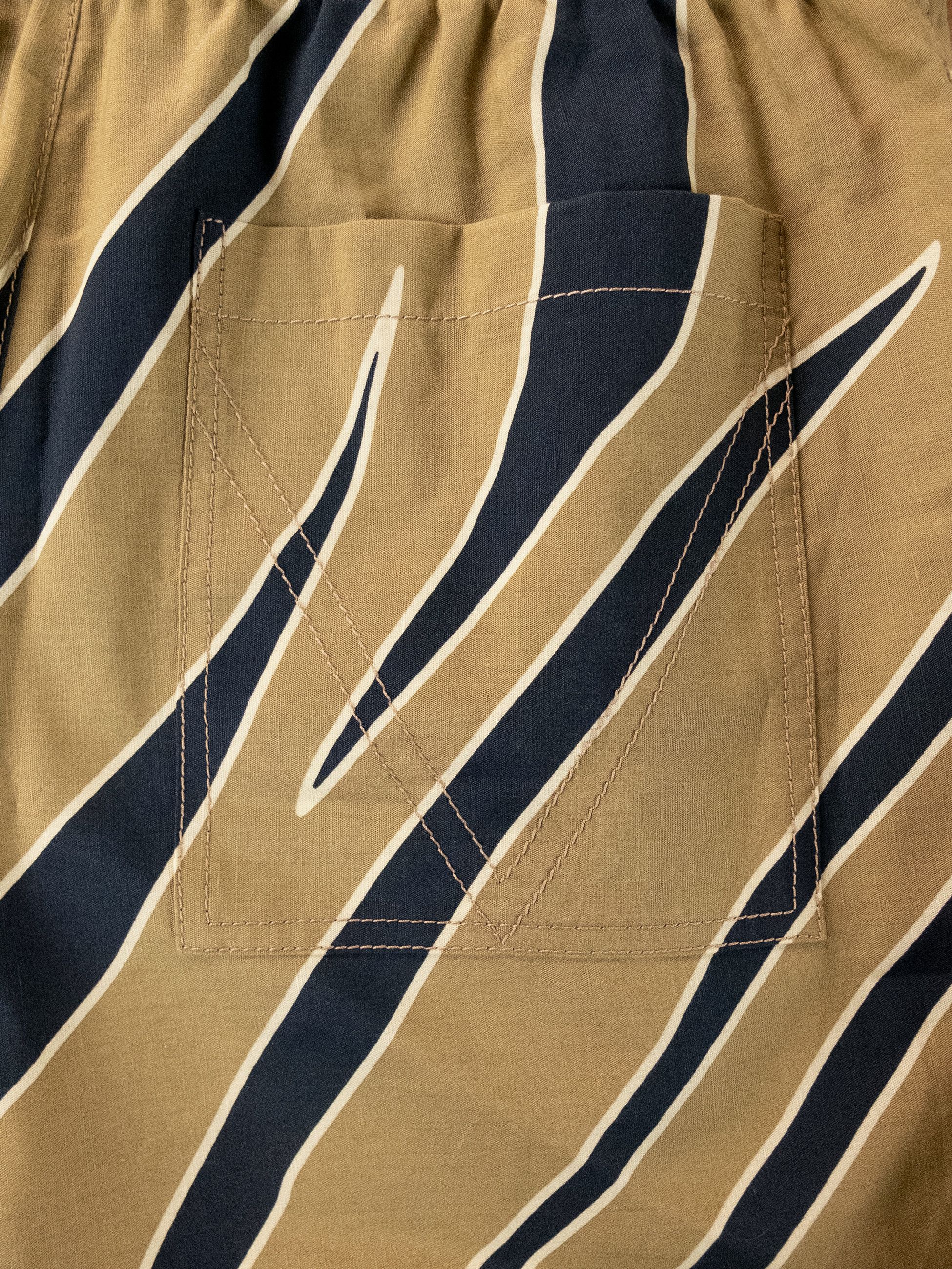 Bottega Veneta BOTTEGA VENETA beige animal print cotton linen shorts Medium Size US 32 / EU 48 - 10 Thumbnail