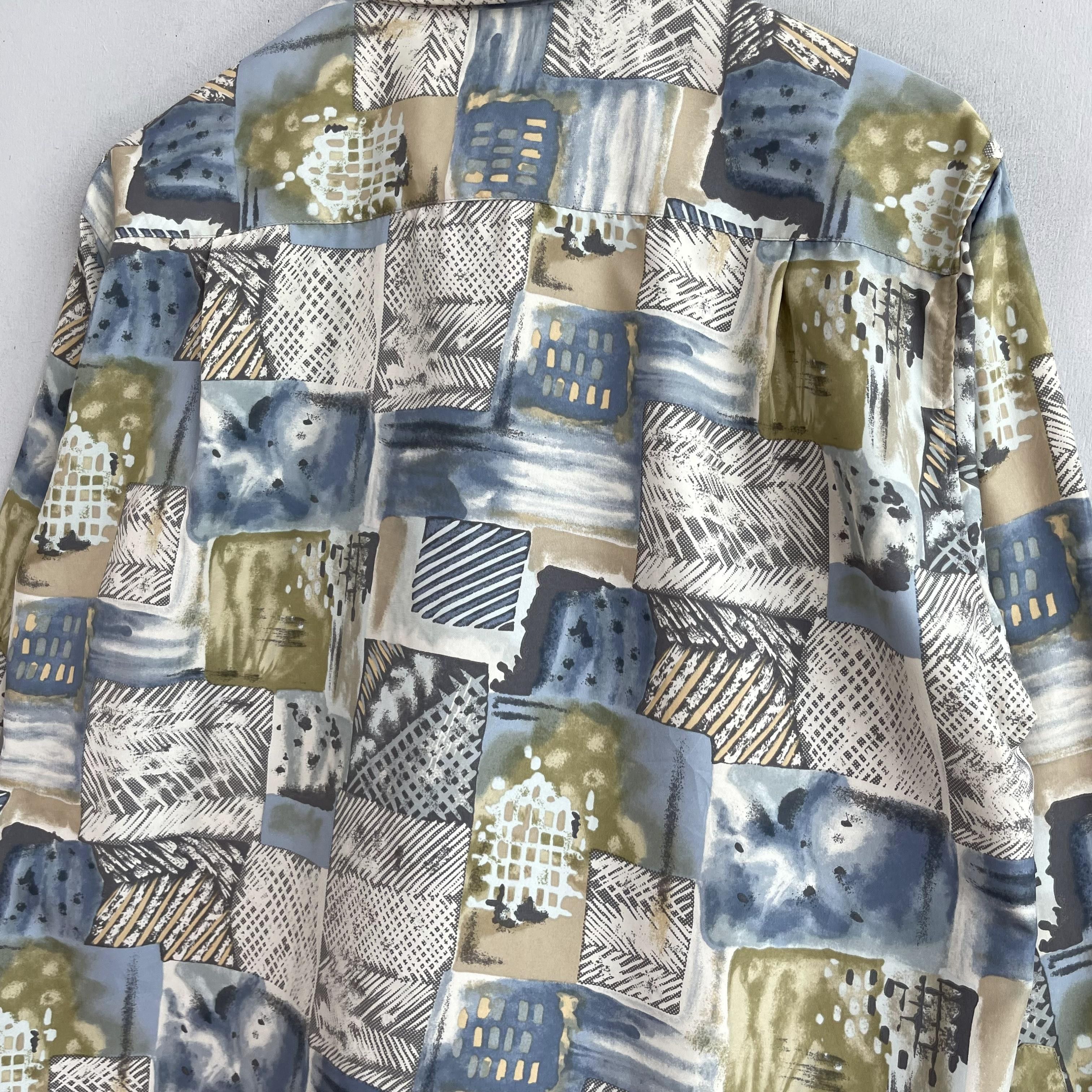 Japanese Brand Vintage Abstract Crazy Funky Pattern Psychedelic Baroque Size US M / EU 48-50 / 2 - 9 Thumbnail