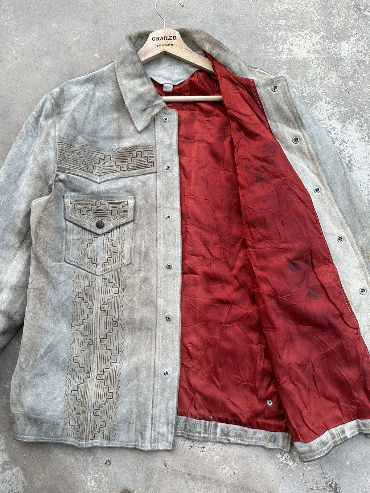 Leather 60’s Vintage Horse Suede Leather American Heritage Jacket Size US M / EU 48-50 / 2 - 19 Thumbnail
