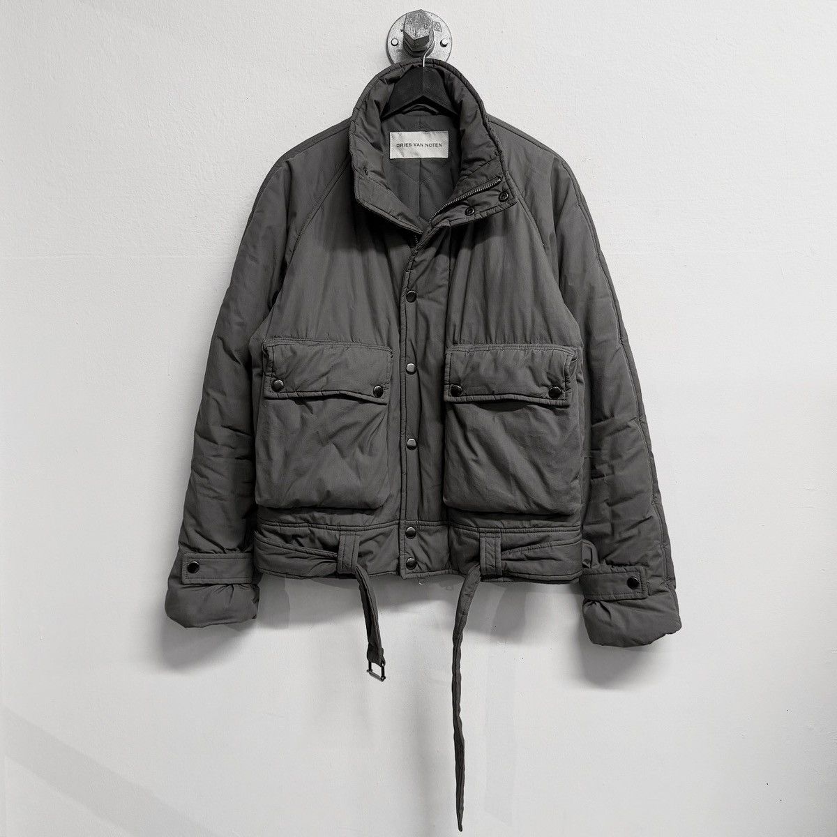 Dries Van Noten DRIES VAN NOTEN Vasco Padded Cargo Belted Jacket Size US L / EU 52-54 / 3 - 1 Thumbnail
