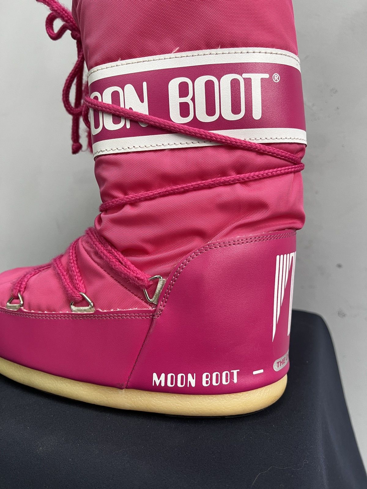 Moon Boot Pink Moon Boots Winter Classic Boots Balanciaga Style Y2K Size US 6 / IT 36 - 4 Thumbnail