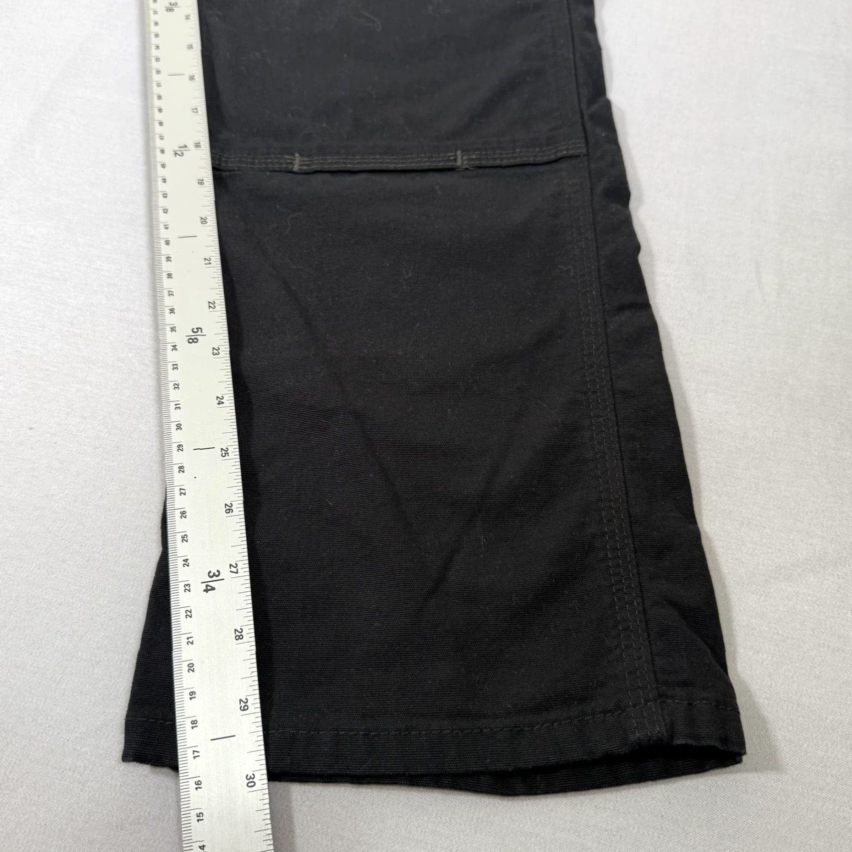 Ariat Ariat Rebar M4 Relaxed Straight Work Carpenter Pants 33x30 Black Mens/Regular Size with Cargo Pockets, Canvas, Zip Fly, Stretch, Utility Size US 33 - 5 Thumbnail
