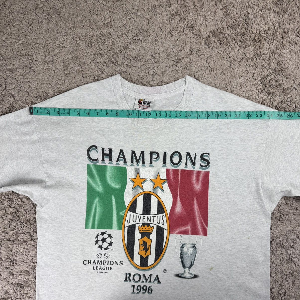 Vintage Vintage Juventus 1996 Champions UEFA League T-shirt Size US XL / EU 56 / 4 - 18 Thumbnail