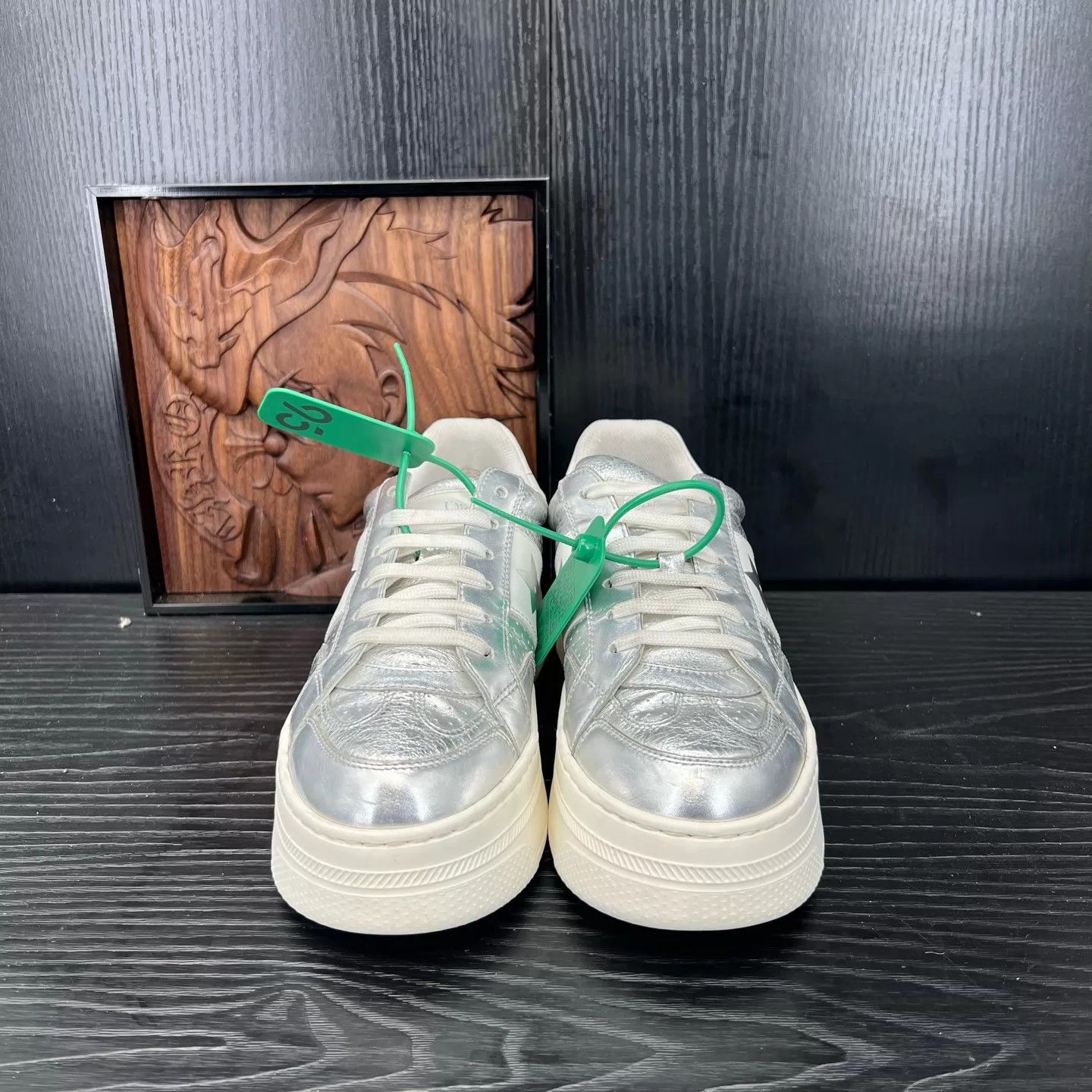 Dior Dior Star CD Silver Sneakers 35.5 New Size US 5 / IT 35 - 4 Thumbnail