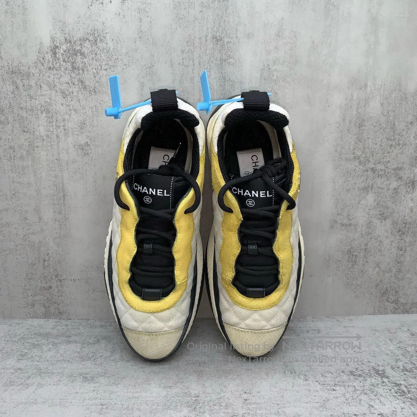 Chanel Chanel Black Yellow Sneakers Size 38. Size US 7 / IT 37 - 6 Thumbnail