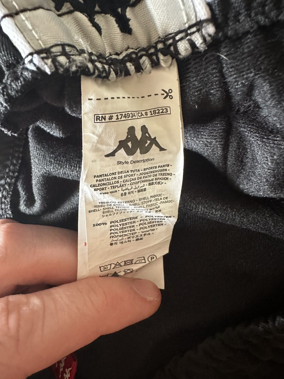 Kappa × Vintage Kappa Track Pants - Sweats Size US 30 / EU 46 - 6 Thumbnail