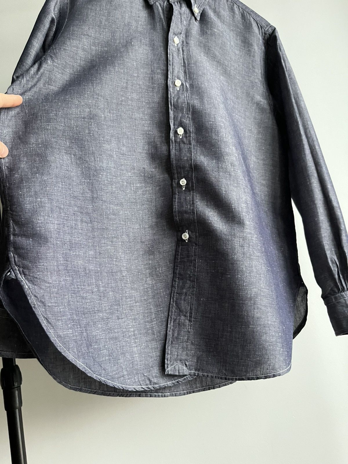 Post Overalls Post O’alls overalls linen cotton blend indigo shirt Size US S / EU 44-46 / 1 - 7 Thumbnail