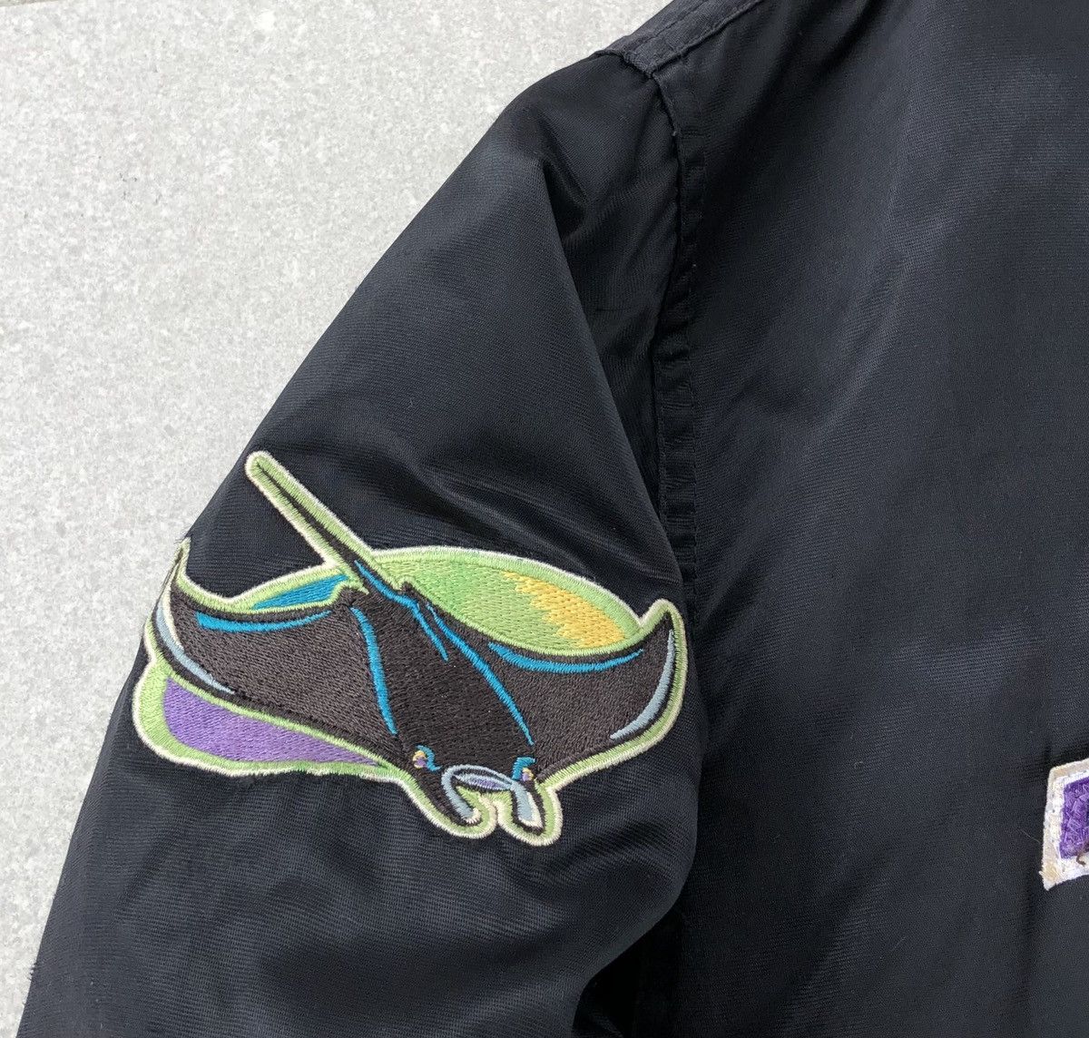 Starter Vintage Starter Diamond Collection Devil Rays Bomber Jacket Size US L / EU 52-54 / 3 - 6 Thumbnail