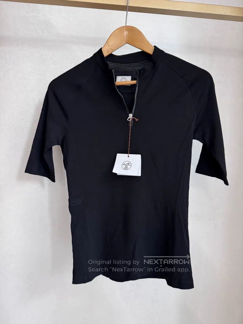 Hermes Hermes Black Sport Short Sleeve Size S / US 4 / IT 40 - 1 Thumbnail