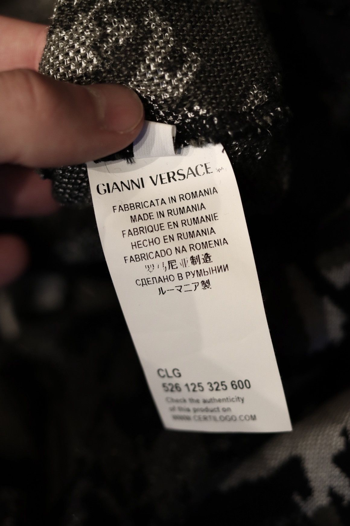 Versace × Versace Jeans Couture Versace V-Neck Sweater Size US L / EU 52-54 / 3 - 8 Thumbnail