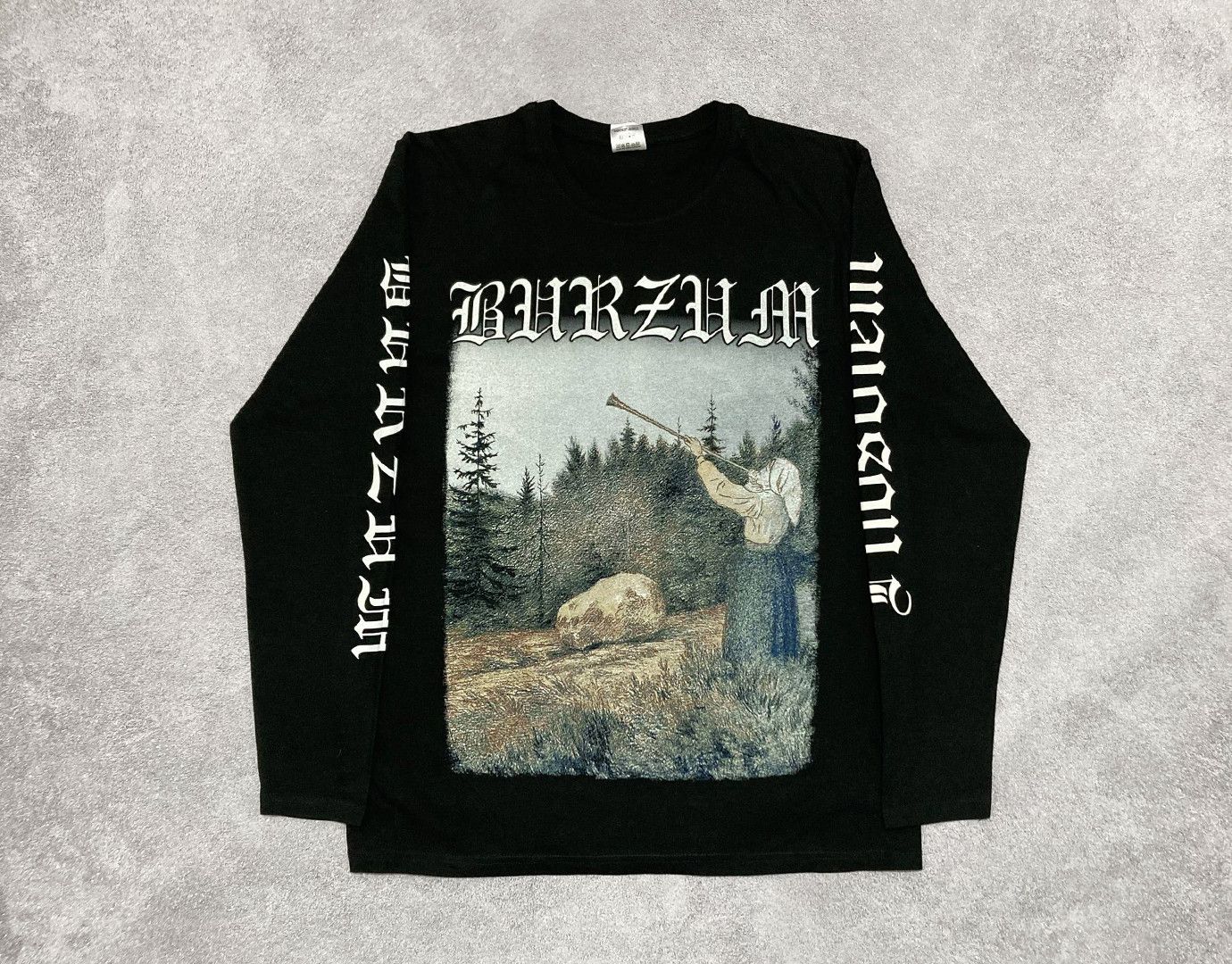 Band Tees Longsleeve Burzum - Filosofem Black metal Mayhem Bathory Size US L / EU 52-54 / 3 - 1 Thumbnail