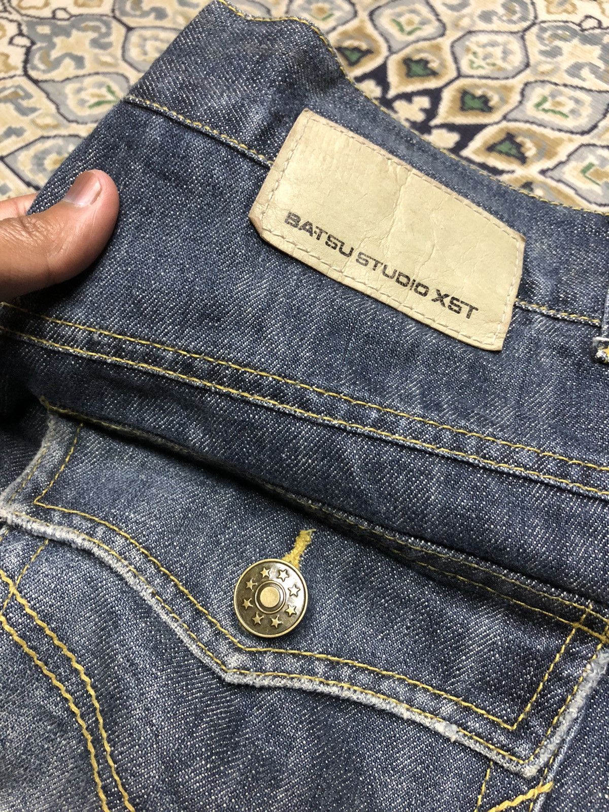 Japanese Brand FLARED‼️‼️JAPAN BATSU STUDIO XST DENIM Size US 31 - 5 Thumbnail