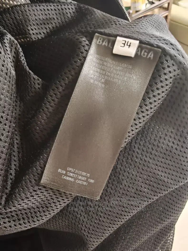Balenciaga Balenciaga Black and White Logo Nylon Jacket Size XXS / US 00 / IT 34 - 3 Thumbnail