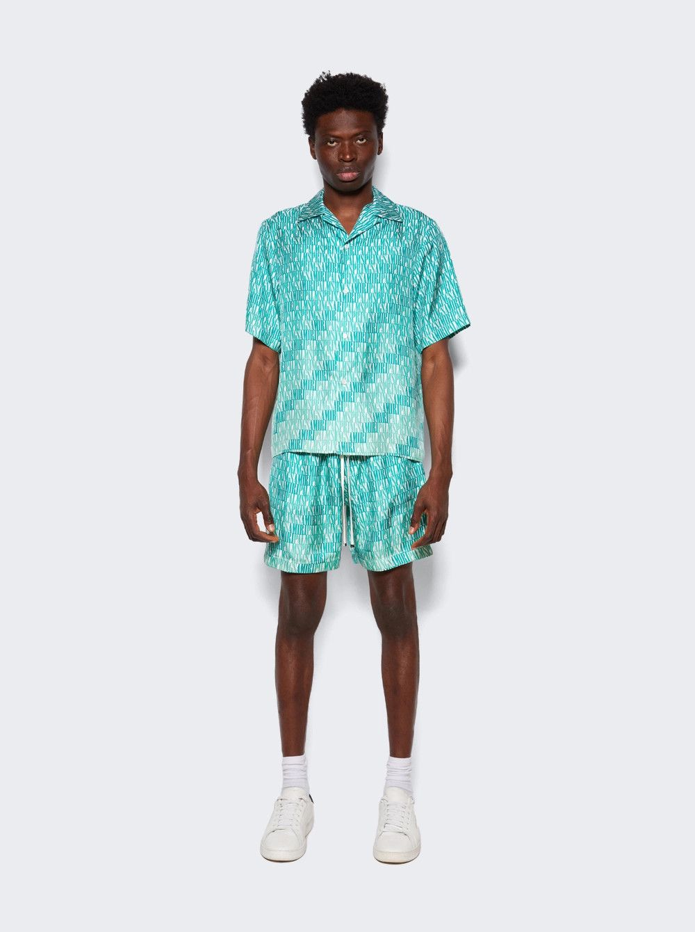 Amiri o1mle0426 Palm Springs Shorts in Green Size US 28 / EU 44 - 2 Thumbnail