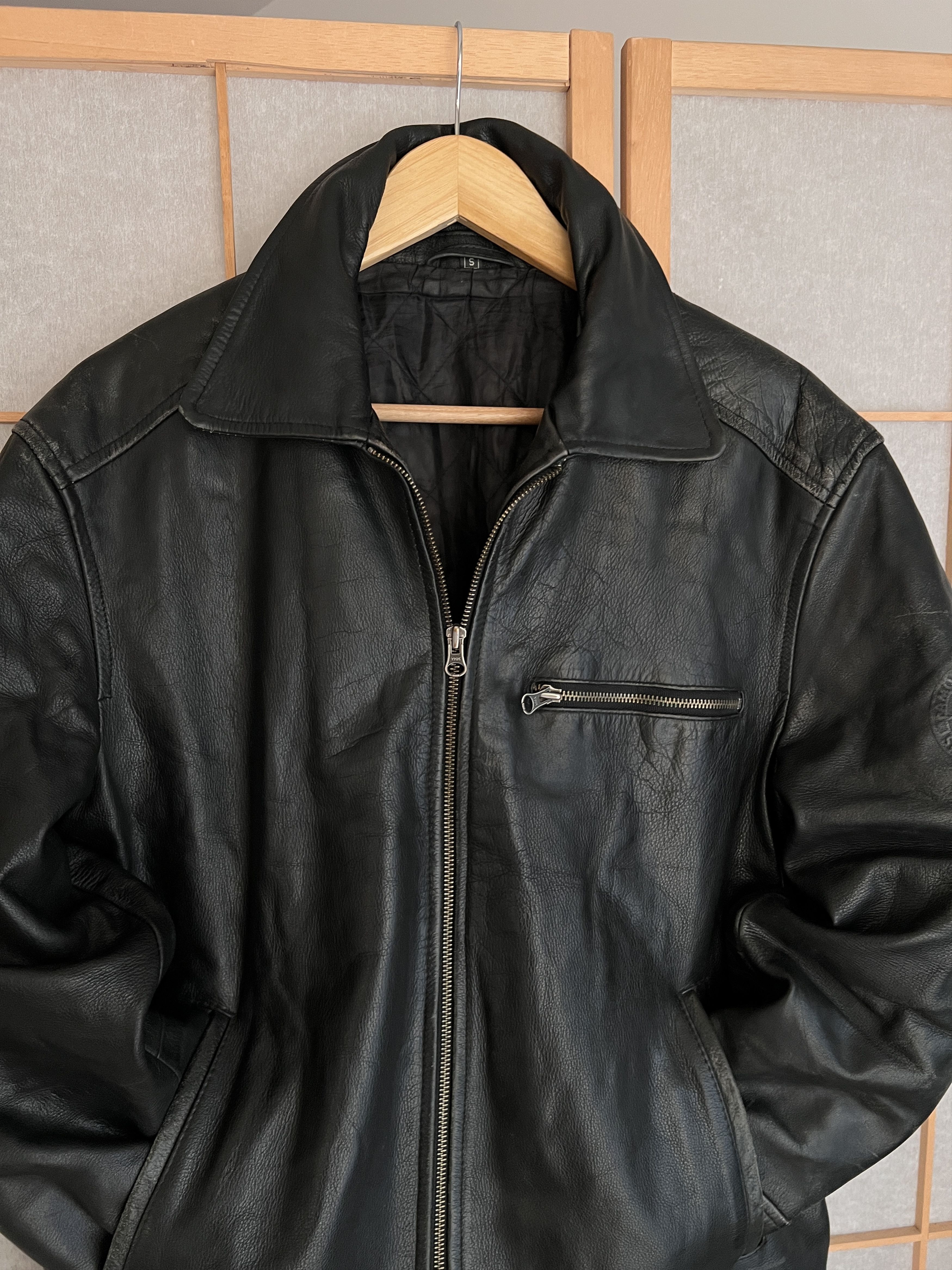 Genuine Leather 14th Addiction Yohji Yamamoto style leather jacket LGB Boxy Size US S / EU 44-46 / 1 - 18 Thumbnail