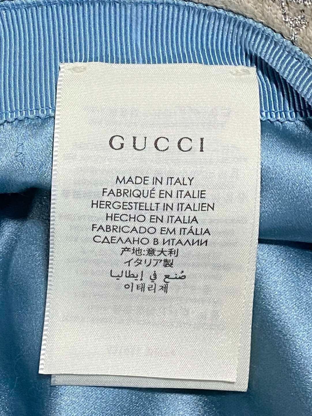 Gucci Gucci silver silk full-printed old flower fisherman's hat 2 Size ONE SIZE - 6 Thumbnail