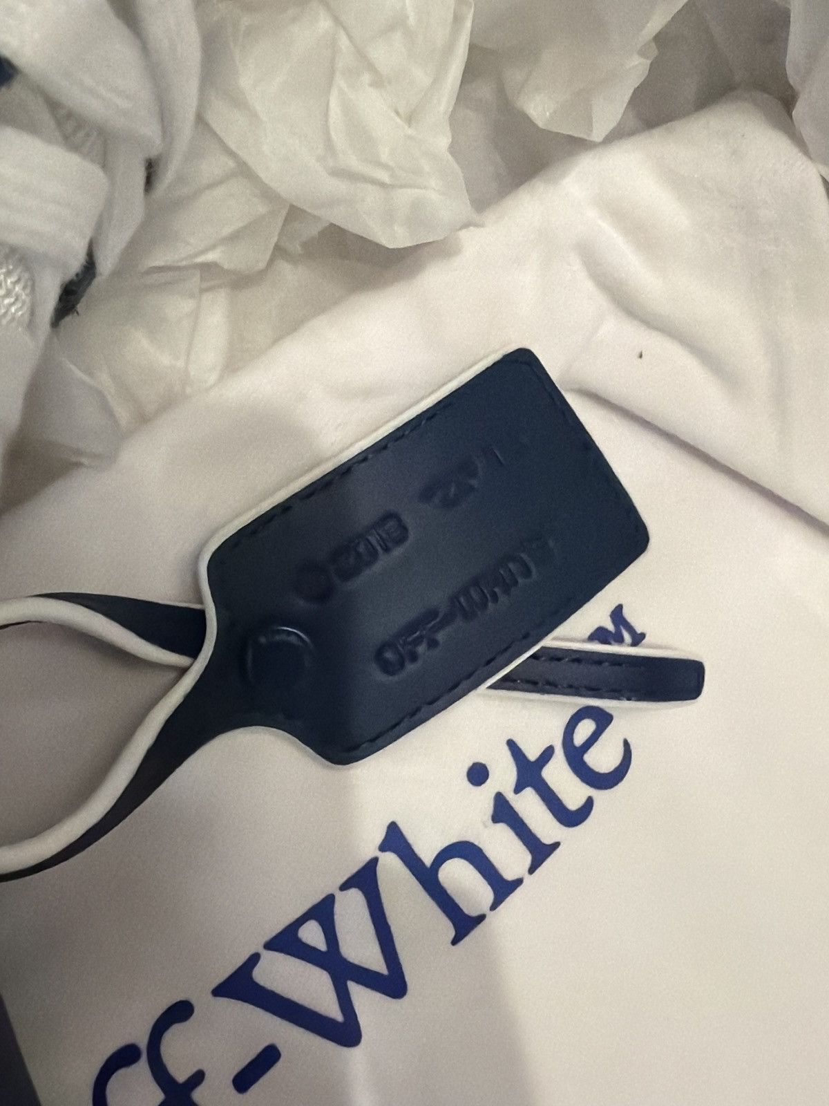 Off-White Size 41EU/8US- Off-White Out Of Office Mid Blue NEW Size US 8 / EU 41 - 11 Thumbnail