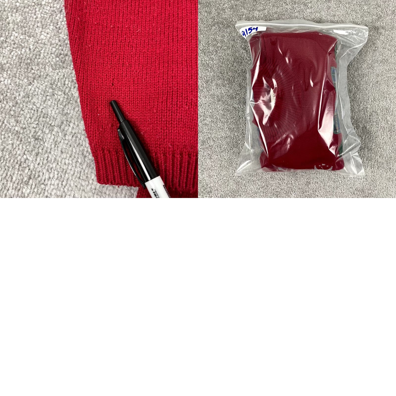 Vintage KAREN SCOTT Sweater Women Large Red Angora Blend Mock Neck Christmas Holiday Casual Workwear Knit Pullover Size L / US 10 / IT 46 - 9 Thumbnail