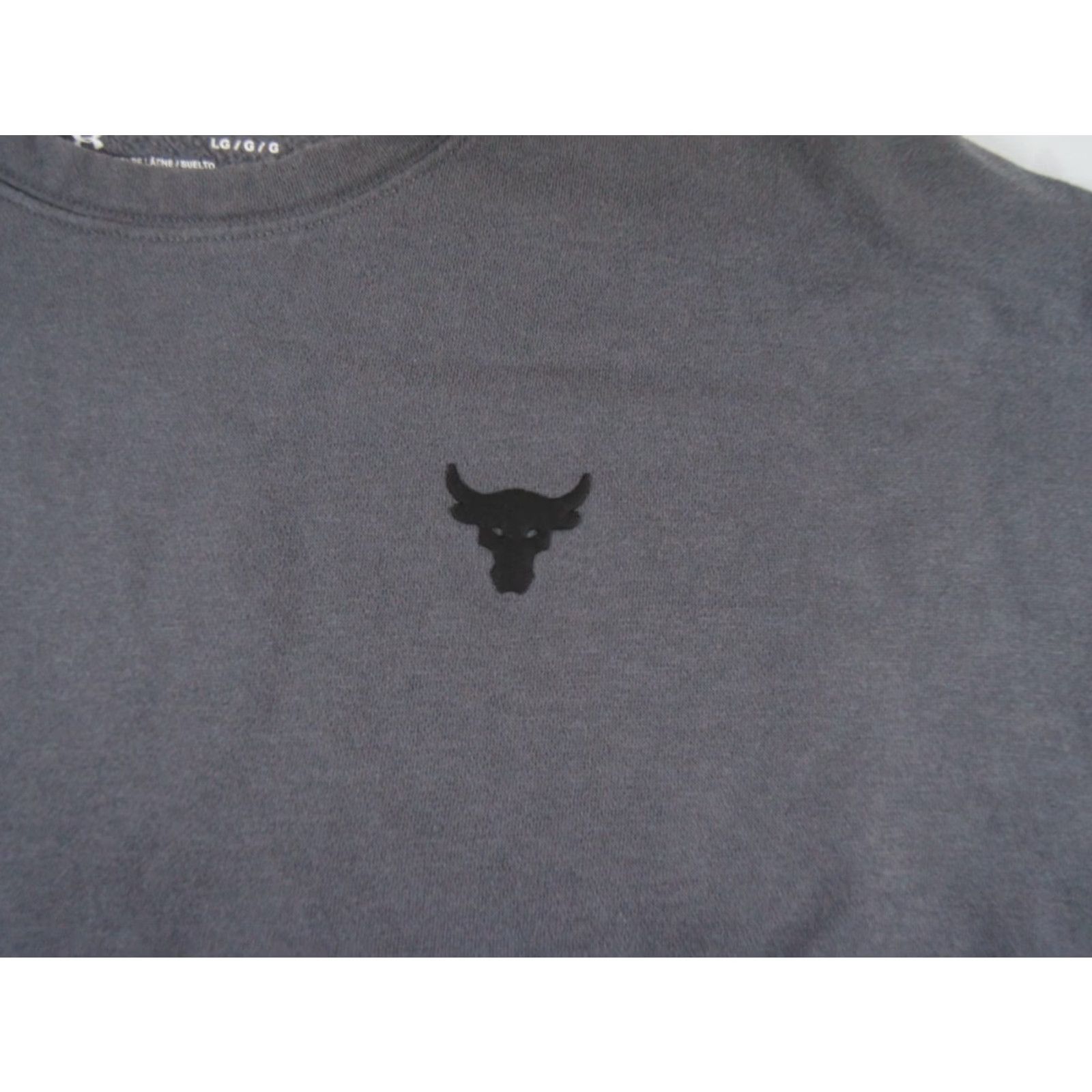 Under Armour Under Armour Project Rock Sweatshirt Women’s Large Gray Crewneck Loose Fit Active Size L / US 10 / IT 46 - 2 Thumbnail