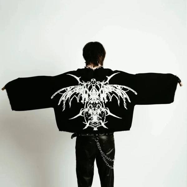 Japanese Brand × Vintage loose graphic sweater Size US XL / EU 56 / 4 - 2 Thumbnail