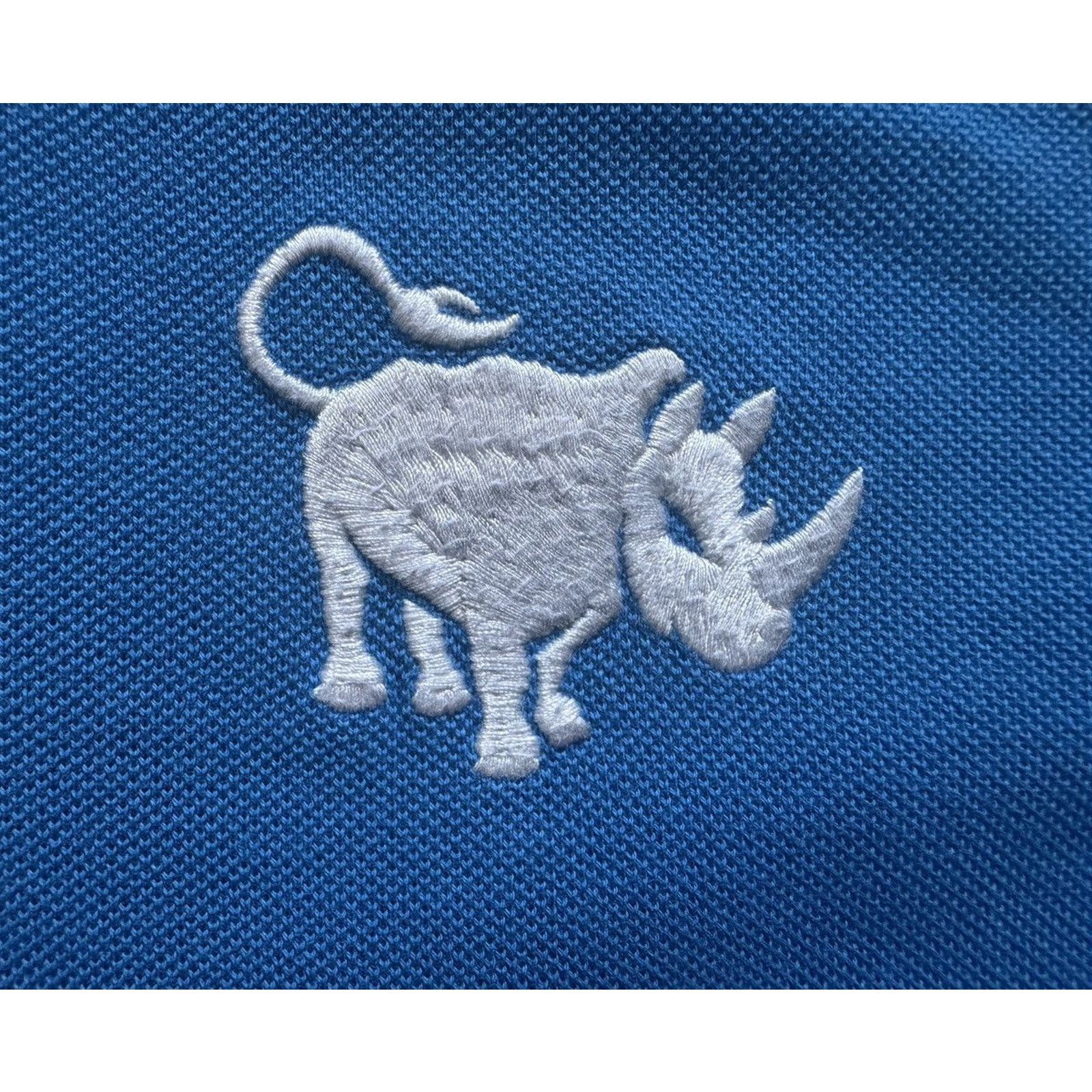 Prada Vintage Prada Embroidered Rino Polo t-shirt Size US L / EU 52-54 / 3 - 3 Thumbnail