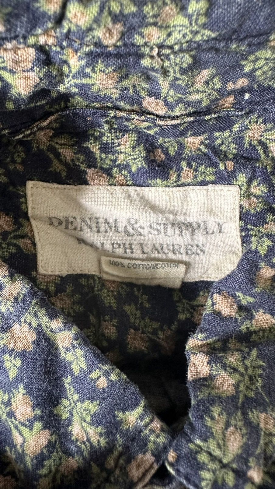 Denim & Supply Ralph Lauren VINTAGE DENIM & SUPPLY RALPH LAUREN BUTTON DOWN FLORA Size US M / EU 48-50 / 2 - 6 Thumbnail