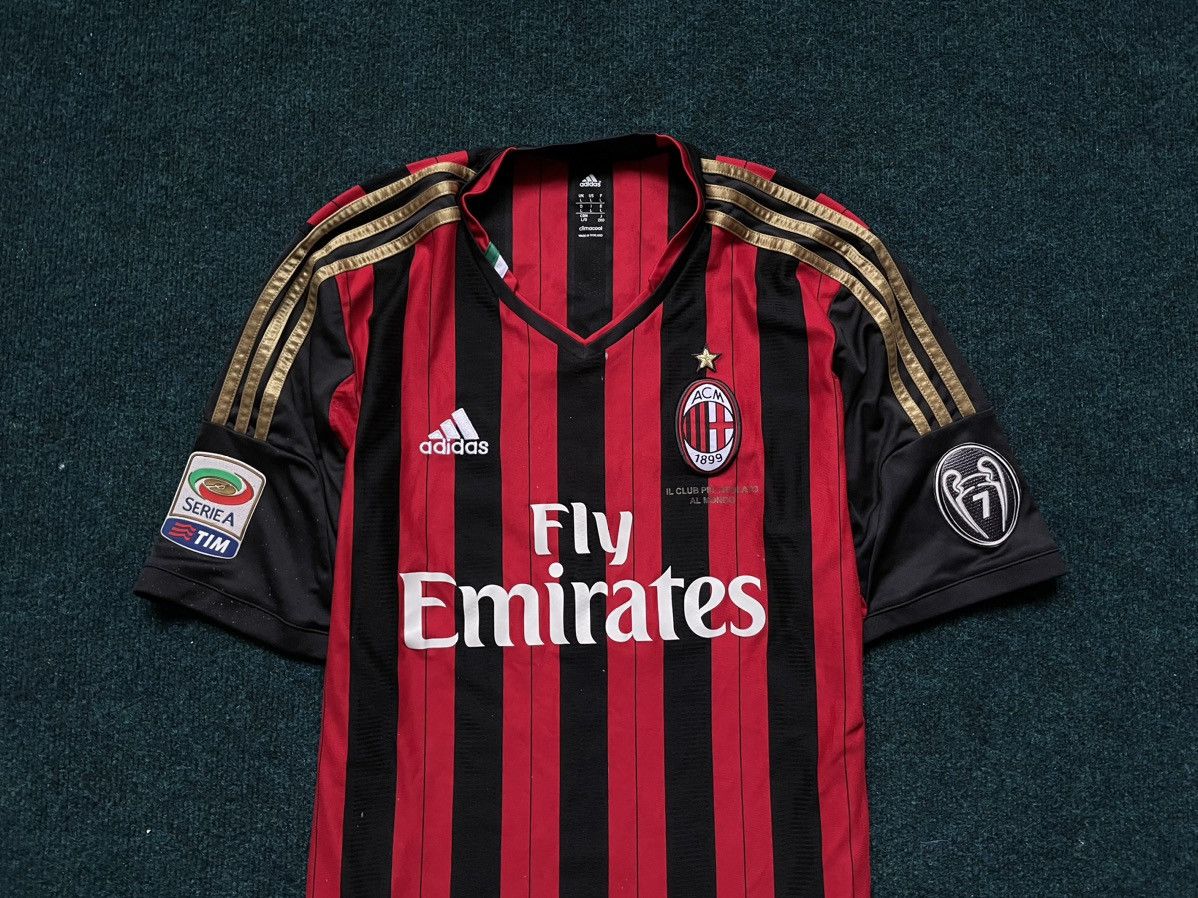 Adidas AC Milan Fly Emirates Red/Black Jersey Men's Size:L