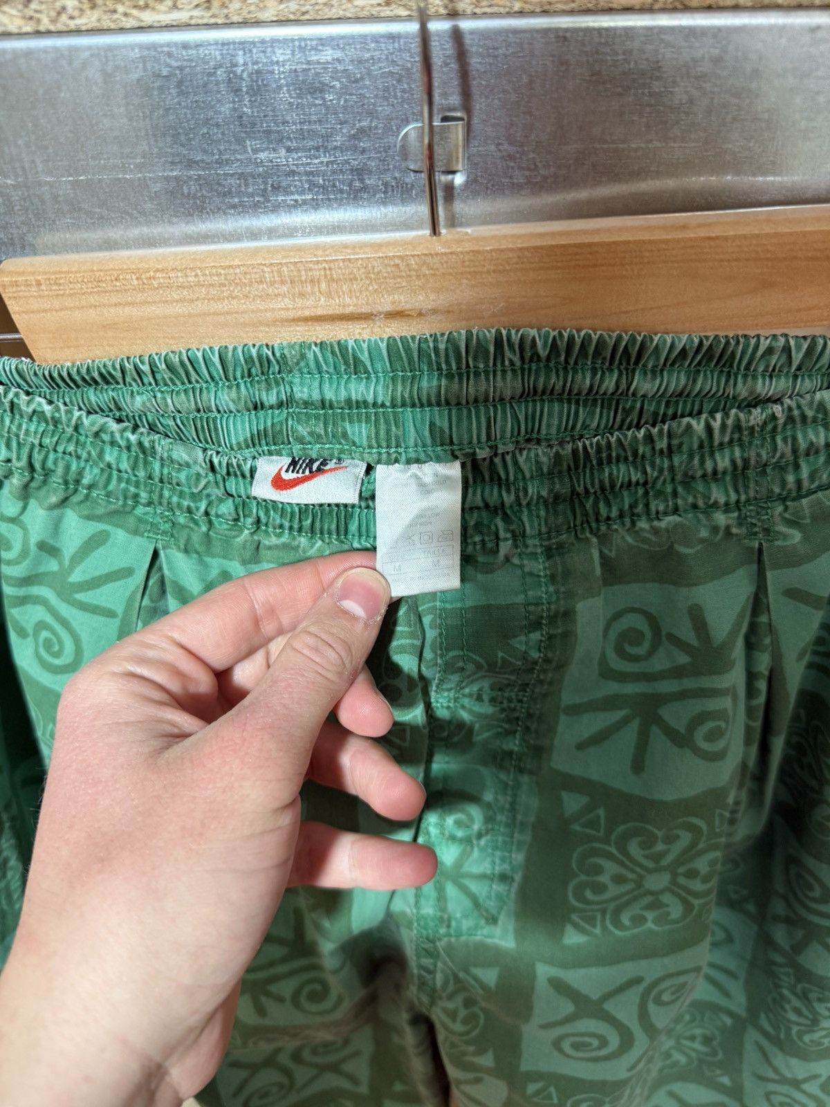 Nike × Vintage 🏝️ Vintage 80s/90s Beach Nike retro shorts Size M Y2K hype Size US 32 / EU 48 - 4 Thumbnail