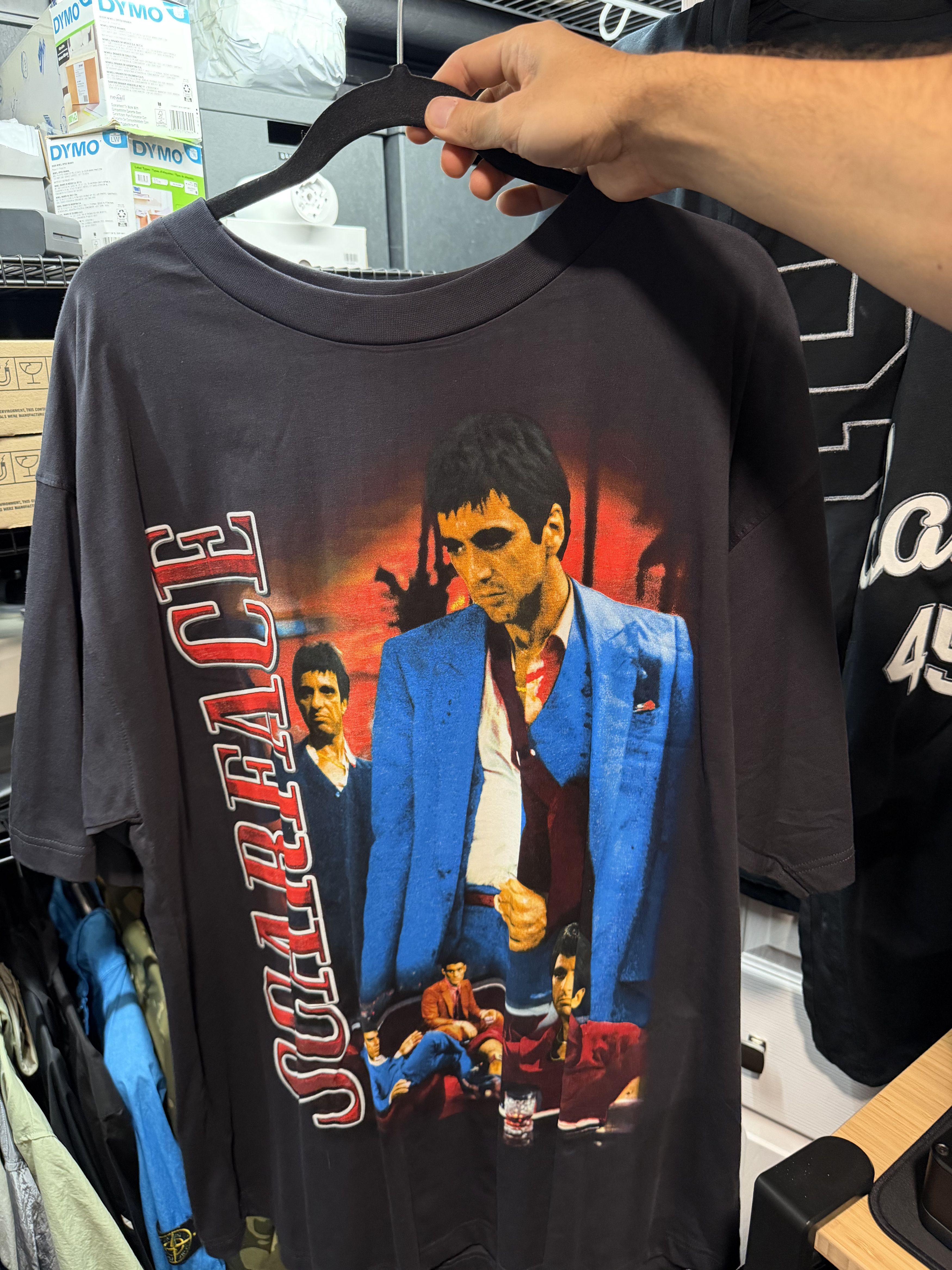 Marino Morwood Moreno Moorwood Tony Montana Scarface Graphic T-Shirt 2XL Size US XXL / EU 58 / 5 - 2 Thumbnail