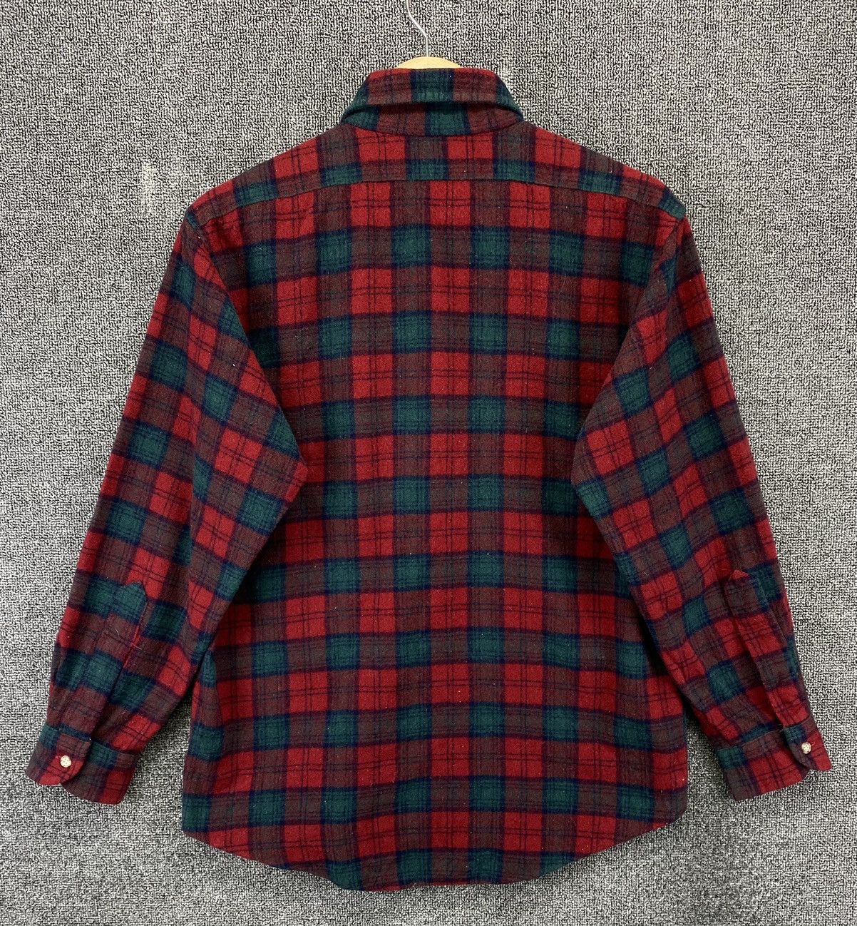 Pendleton Vintage Pendleton Wool Flannel Shadow Plaid Shirts Button Up Size M / US 6-8 / IT 42-44 - 8 Thumbnail