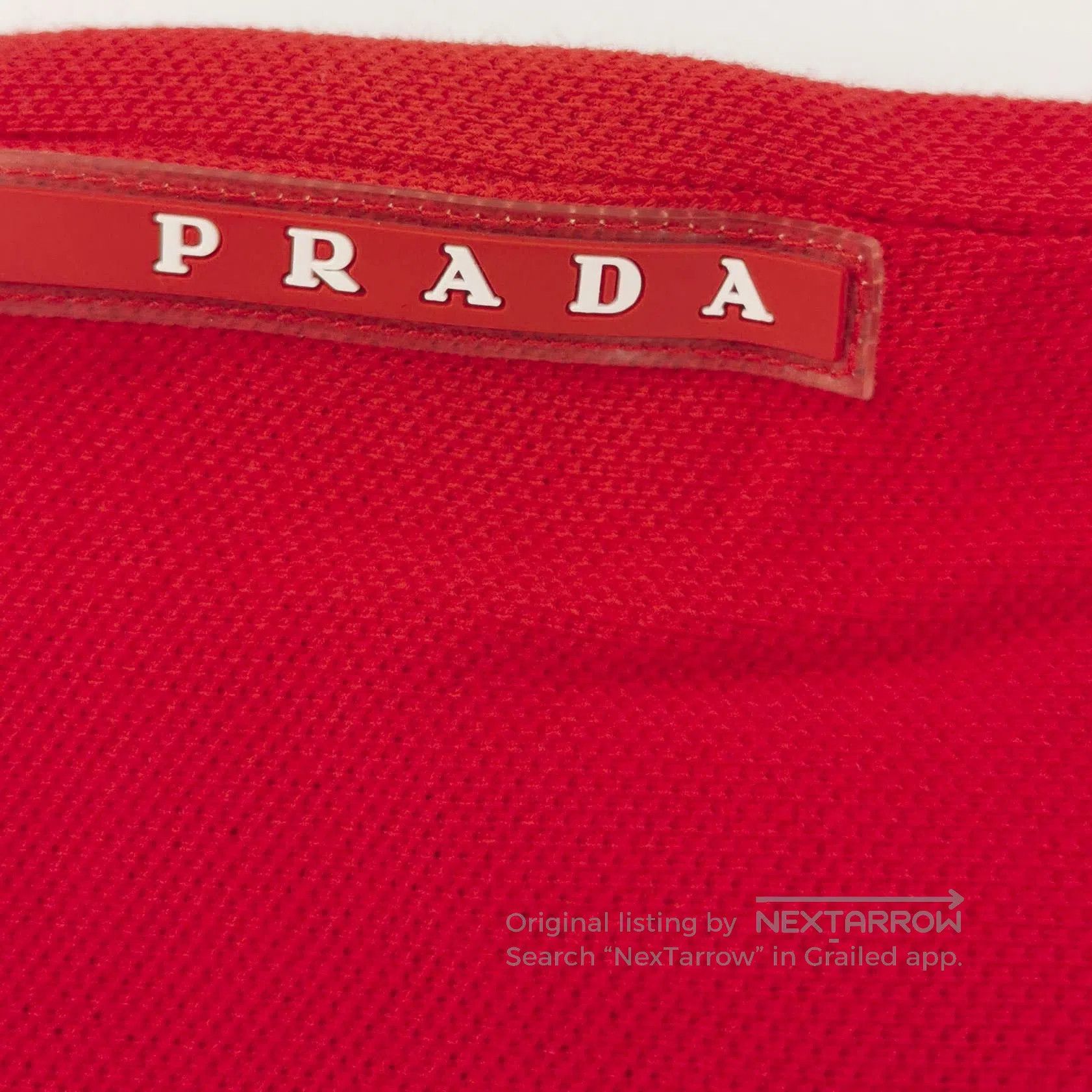 Prada Prada Men's Striped Collar Polo Shirt XL. Size US XL / EU 56 / 4 - 2 Thumbnail