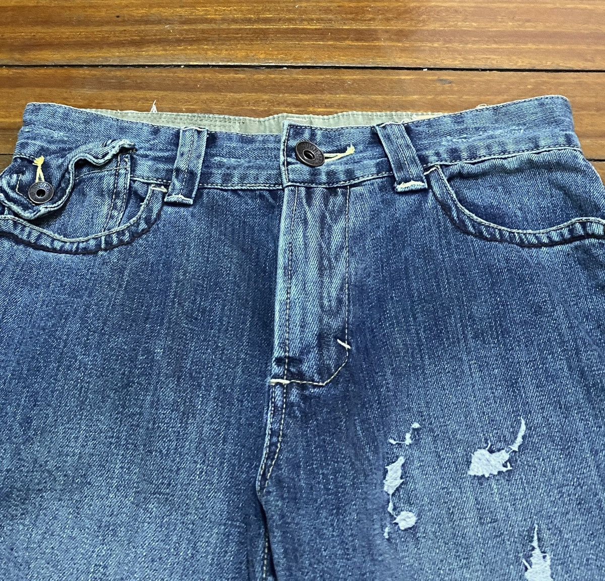 Japanese Brand Very Rare Design Vintage Brand Tough Jeans 2000s Size US 30 / EU 46 - 3 Thumbnail