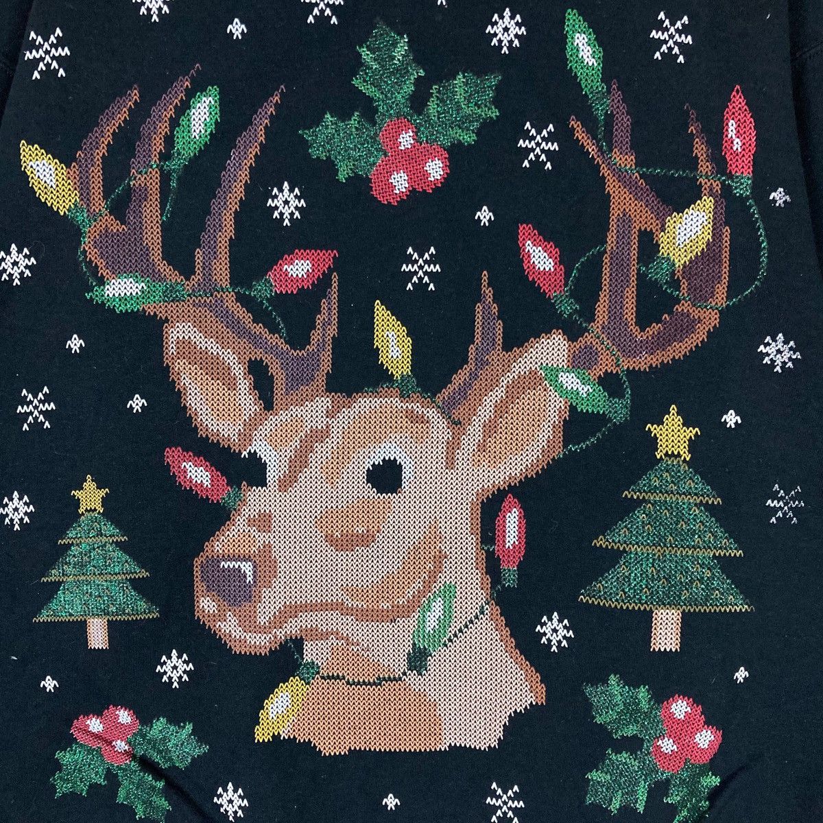 Jerzees Vintage Jerzees Deer Graphic Pullover Jumper Sweatshirt Size US L / EU 52-54 / 3 - 3 Thumbnail