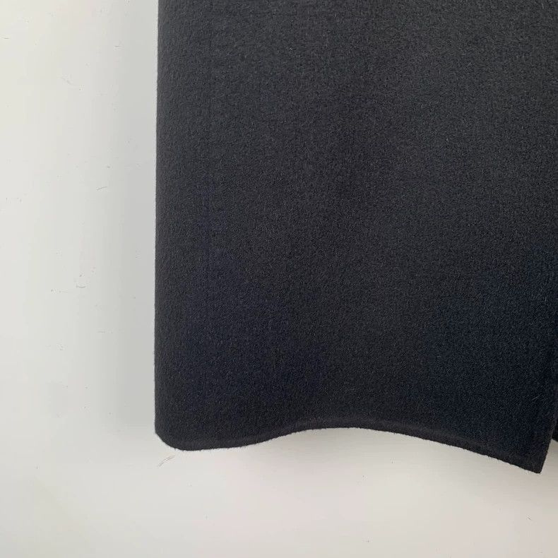 Prada Prada Size XS Black diamond lapel wool coat size XS 2501-Ne Size US XXS / EU 40 - 5 Thumbnail