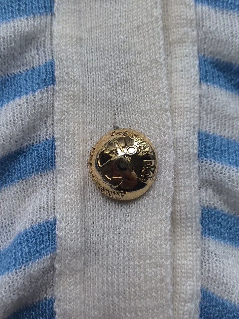 Dior Dior Blue and white striped knitted cardigan coat Size XS / US 0-2 / IT 36-38 - 5 Thumbnail