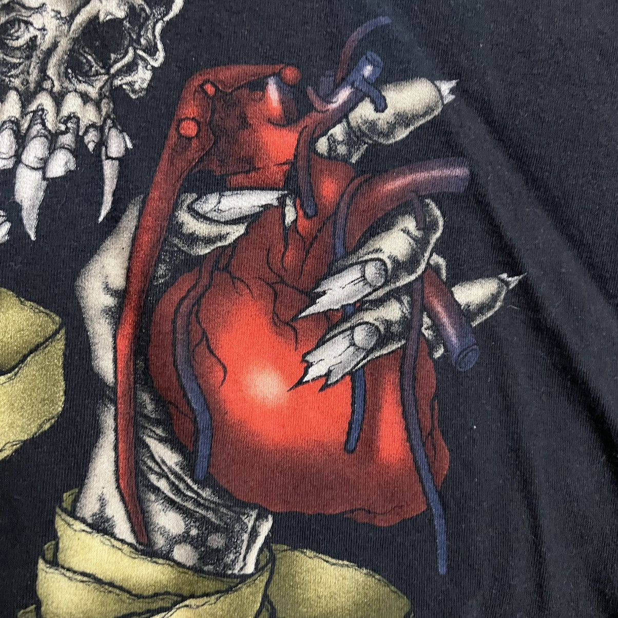 Metallica × Vintage Vintage Metallica Heart Explosive Pushead T-Shirt Size US XL / EU 56 / 4 - 7 Thumbnail
