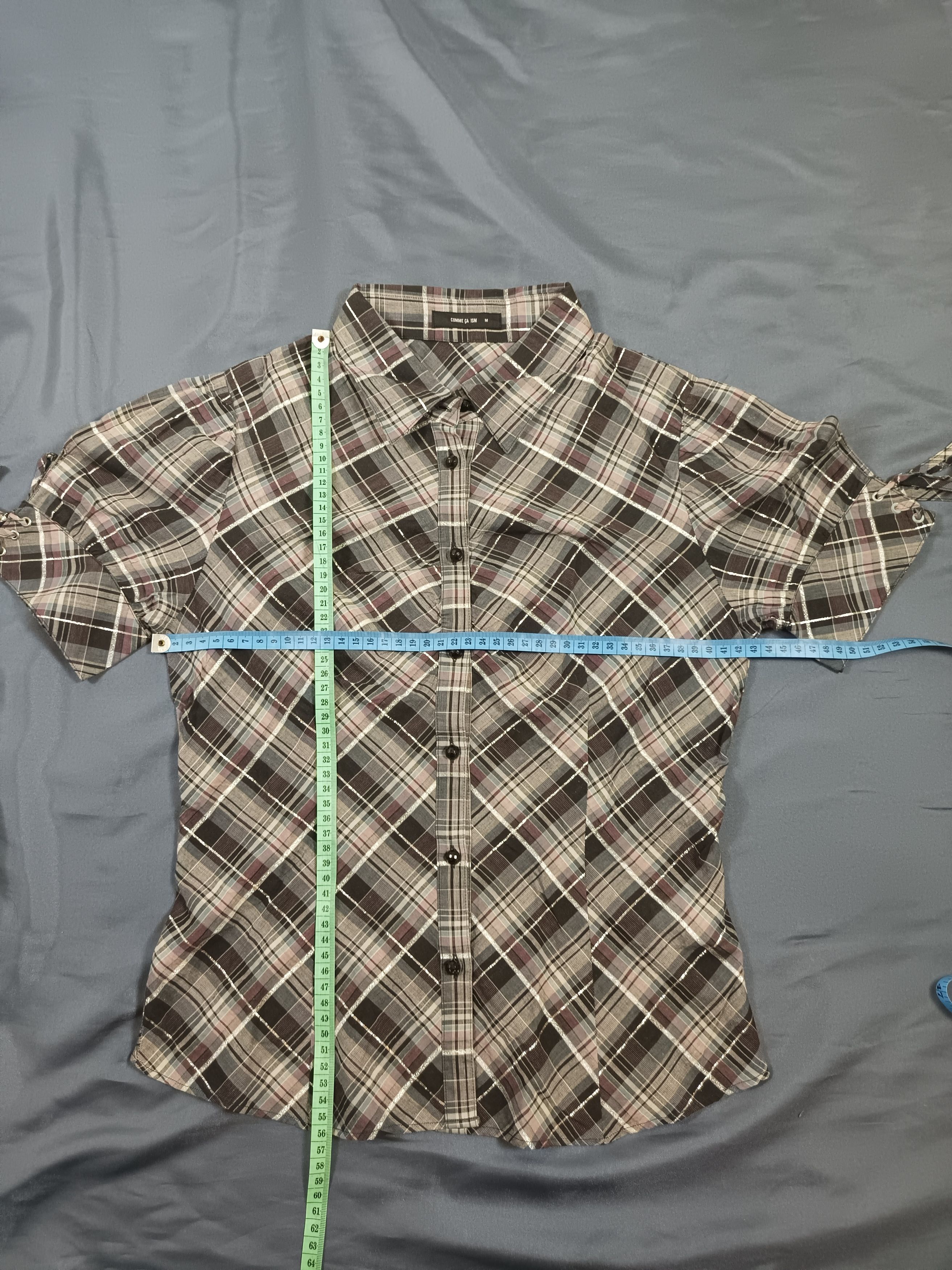 Comme Ca Ism × Designer × Japanese Brand Comme Ca Ism Tartan Women Buttons Up Size M / US 6-8 / IT 42-44 - 5 Thumbnail